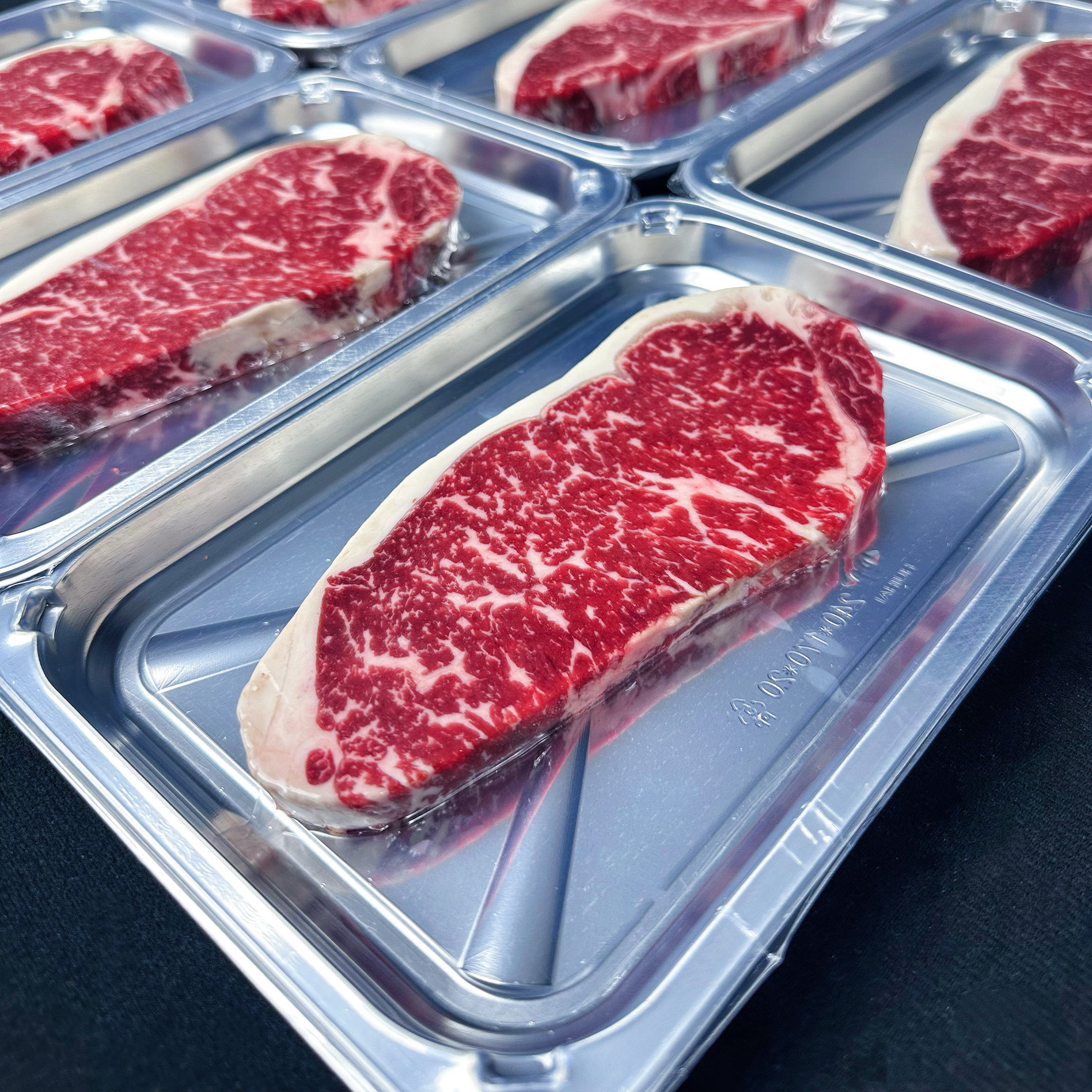 安格斯prime红标级原切谷饲西冷牛排健身减脂M5雪花牛肉0添加2斤