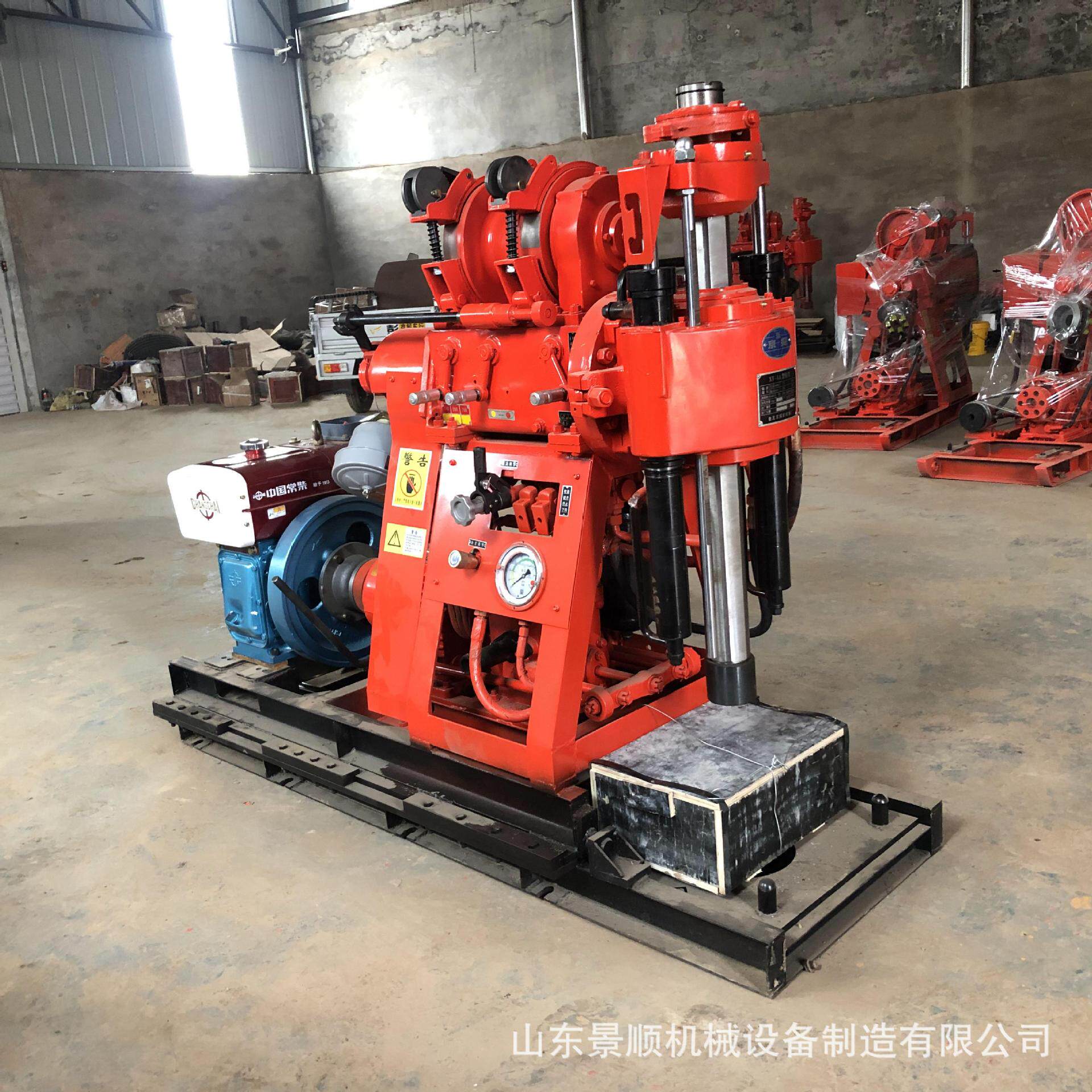 xy-1a柴油液压打井机 高速工程地质水井钻机 可移动勘探取芯钻机