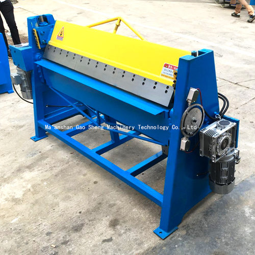 电动不锈钢折边机WSG-2*X1500通风管道折方机可折不锈钢