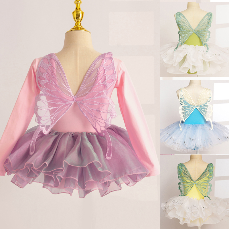 儿童舞蹈服秋冬长袖练功服