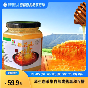 百县百品土蜂蜜纯正天然野生蜂蜜礼县百花蜜农家自产自销蜂蜜500g