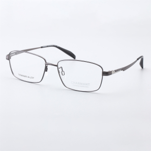 夏蒙商务系列男全框近视眼镜框商务百搭钛材经典 光学镜架CH29548
