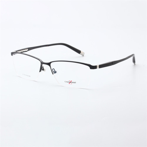 CHARMANT夏蒙超轻眼镜半框钛男