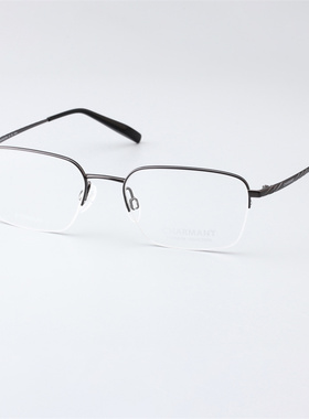 CHARMANT夏蒙β钛材眼镜架男士商务大脸半框近视镜框CH10397