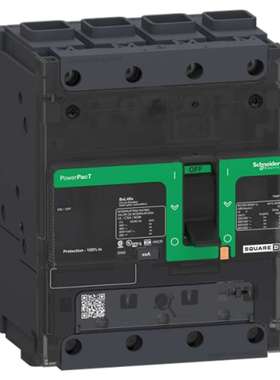 Schneider BJF46045 施耐德电动PowerPact MCCB 4P 45A 制动能力