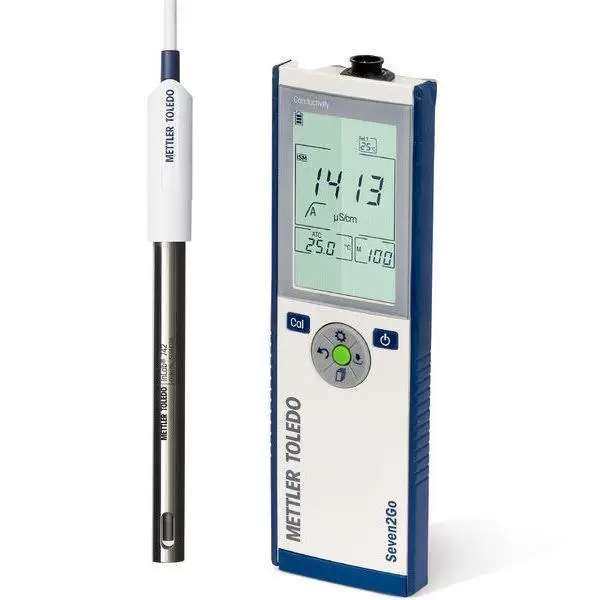 梅特勒-销Seven2Go可携式电导率仪/0.000μS/cm~500mS/cm