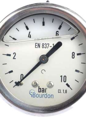Bourdon MIT3-F22.B22 布尔东模拟压力表 10bar 后进 外径63毫米