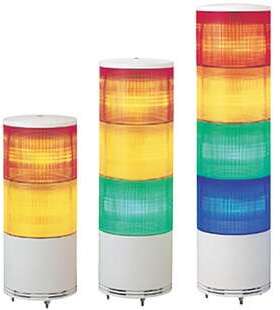 日本ARROW二音色报警灯LOUGWB-24-3三色柱状灯ASCB-200Y