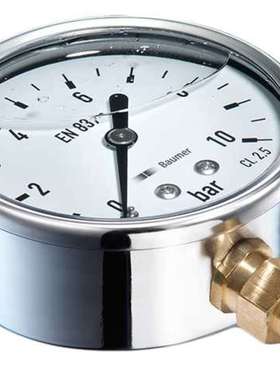 Bourdon MIT3D22B24 布尔东 G 1/4 模拟压力表 16bar 底部入口 外