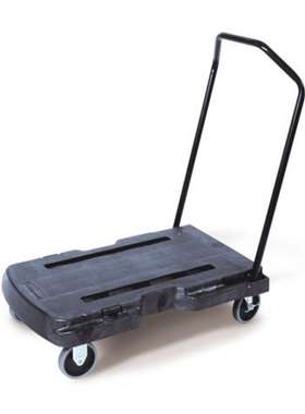 Rubbermaid FG440100BLA 平板PE平台手推车 82.6 x 52.1厘米 载重