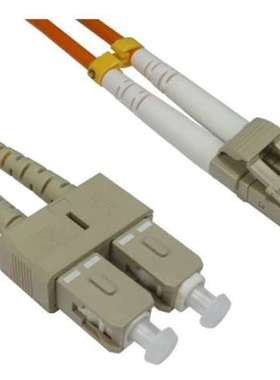 RS PRO RS PRO LC 转 SC 双工多模 OM2 光纤电缆 3mm 橙色 10 米