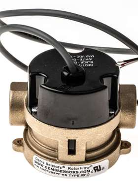 Gems Sensors 156262BSPP RFO 系列 RotorFlow 液体电子流量传感