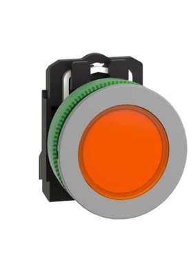 Schneider XB5FVB5C0 施耐德电气 XB5F 嵌入式橙色LED指示灯 30.5