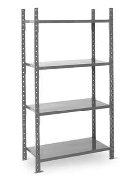 Manorga ZBTOLIND2010604D1 RAL 7024 四层板钢板模块化货架起始