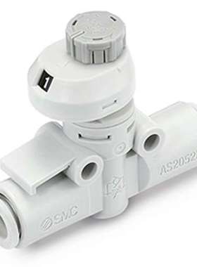 SMC AS2052FS-06 AS系列速度控制器 6毫米管式进气口 x 6毫米管式