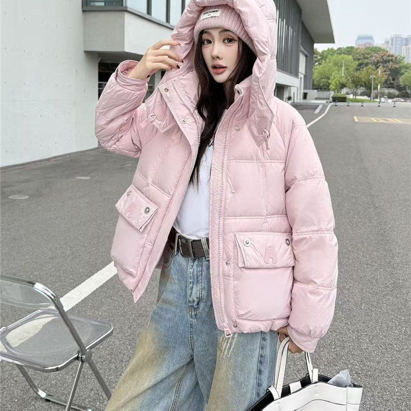 668123姬凡浠2025冬新款加肥大码女装宽松显瘦羽绒服时尚遮肉百搭