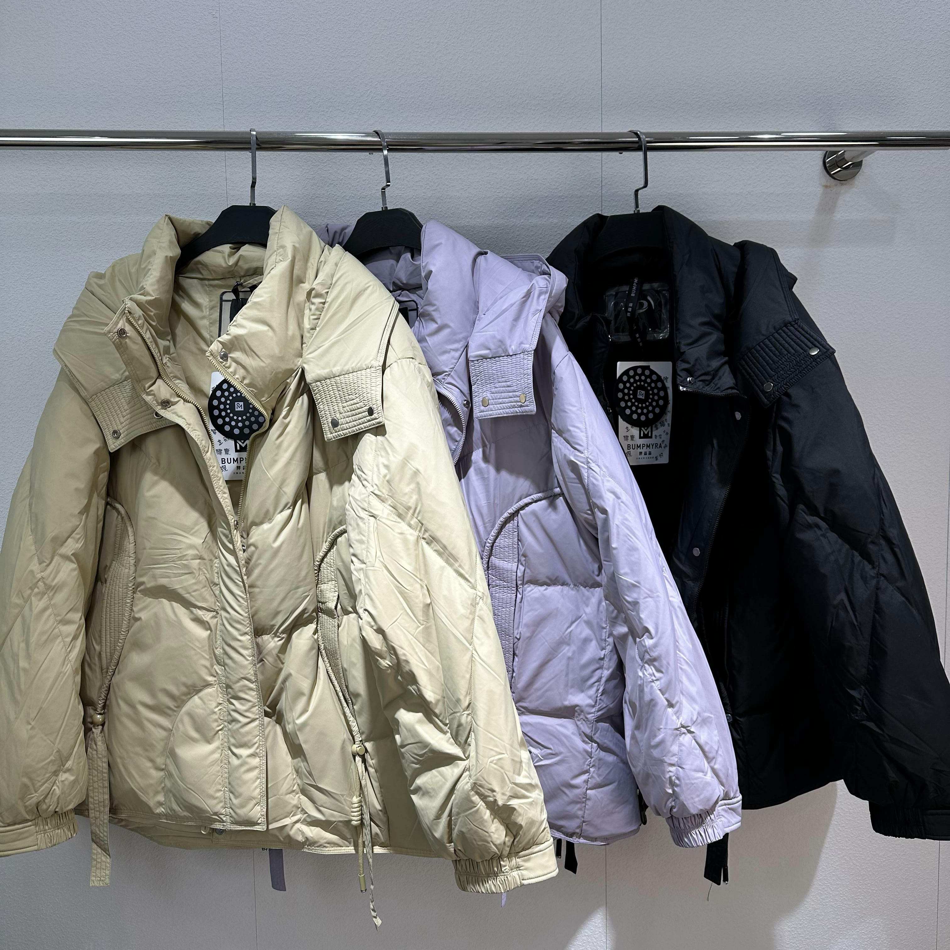 Y8001胖淼淼2025冬新款大码女装显瘦遮肉羽绒服时尚减龄百搭鸭绒