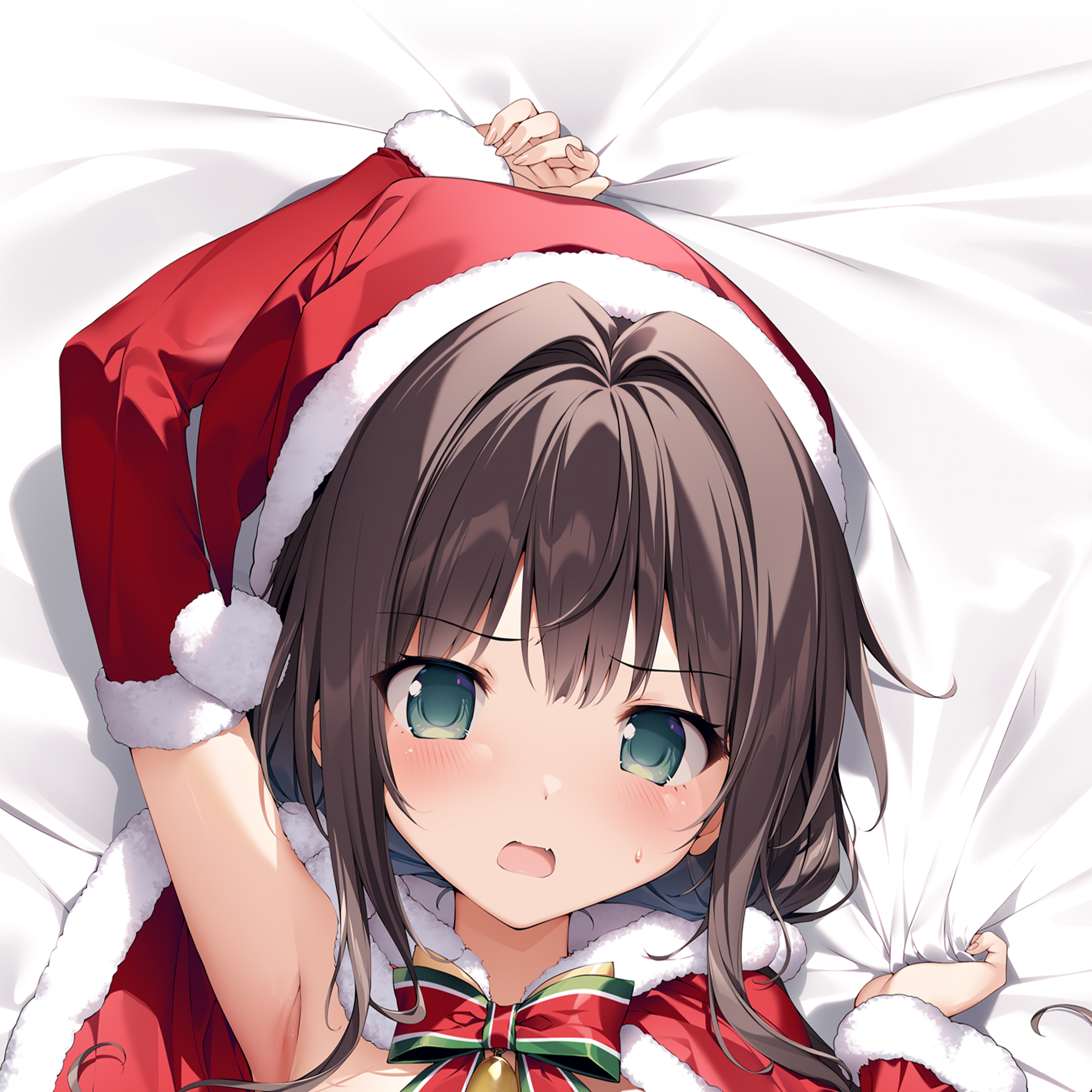 C107 karory 催眠妹 星宮彩天音 圣诞装 二次元动漫等身抱枕套