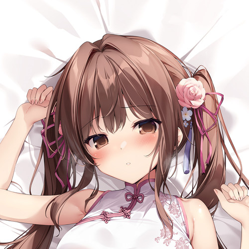 C106 karory 双马尾旗袍チャイナ夏音ちゃ 二次元动漫等身抱枕套