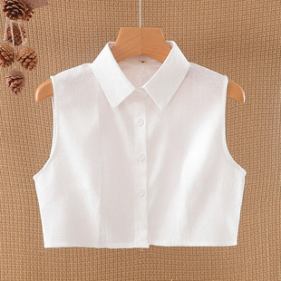 装饰新款领子假领毛衣衣领提花韩版假领衬衣秋冬棉布2024百搭子女