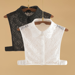 2023秋季 假领子女韩版 百搭圆领假衣领时尚 高档蕾丝打底内搭 新款