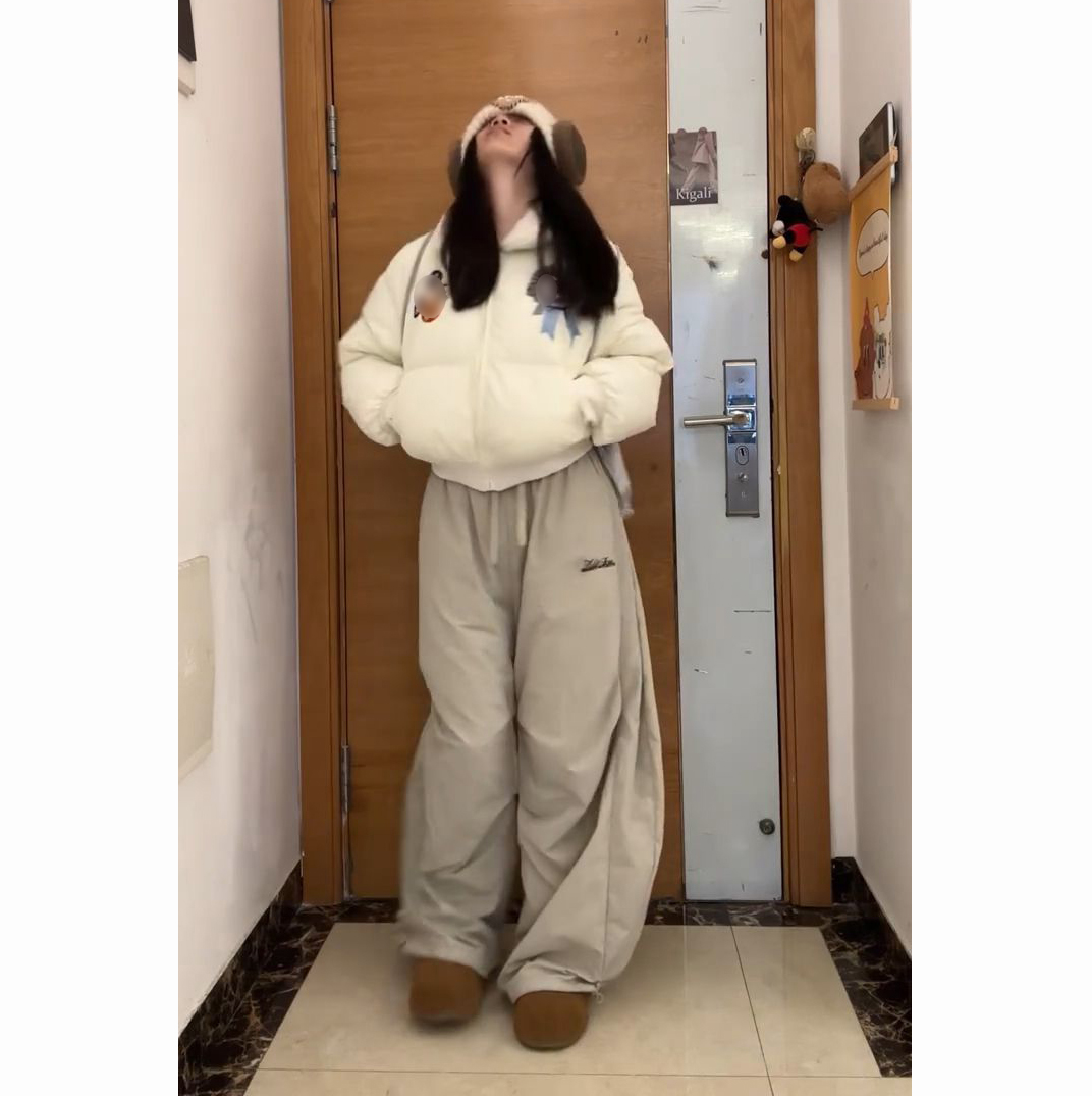 复古时尚毛领短款棉衣女简约保暖小众新款百搭休闲面包服外套学生