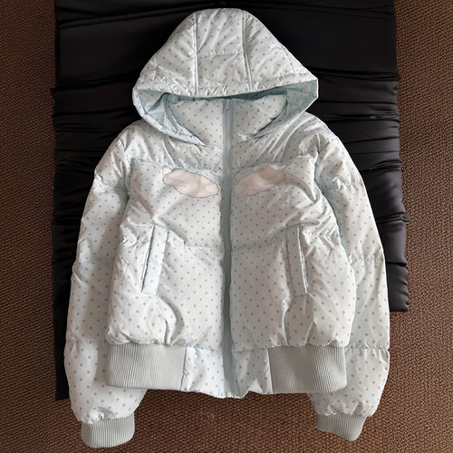 冬季连帽保暖加厚休闲外套棉衣