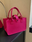 毛毡手提袋收纳袋定制礼品袋购物包伴手礼毛毡袋可定制毛毡手提包