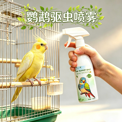 玄凤鹦鹉专用驱虫喷雾体外喷剂鸟用去虫除虫剂小鸟除虫喷雾剂除臭
