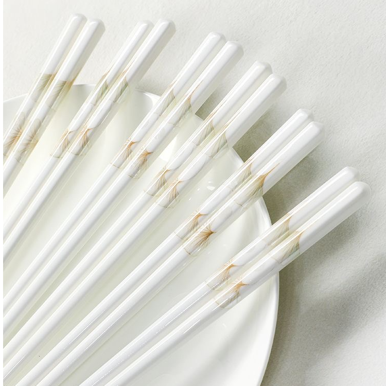 陶瓷筷子5/20双家用高档抗菌防霉防滑新款食品级专用易清洗耐高温