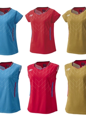 现货jp版25年yonex尤尼克斯羽毛球服日本队大赛服 女20915 20916Y