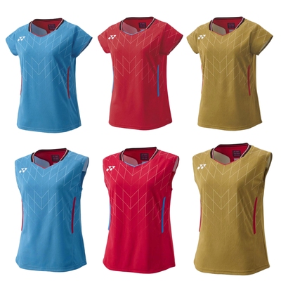 现货jp版25年yonex尤尼克斯羽毛球服日本队大赛服 女20915 20916Y