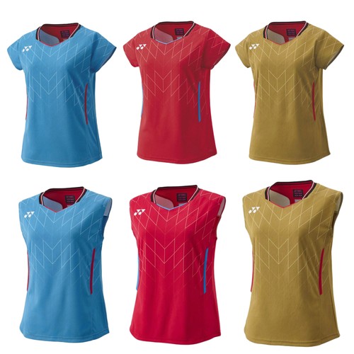 现货jp版25年yonex尤尼克斯羽毛球服日本队大赛服 女20915 20916Y