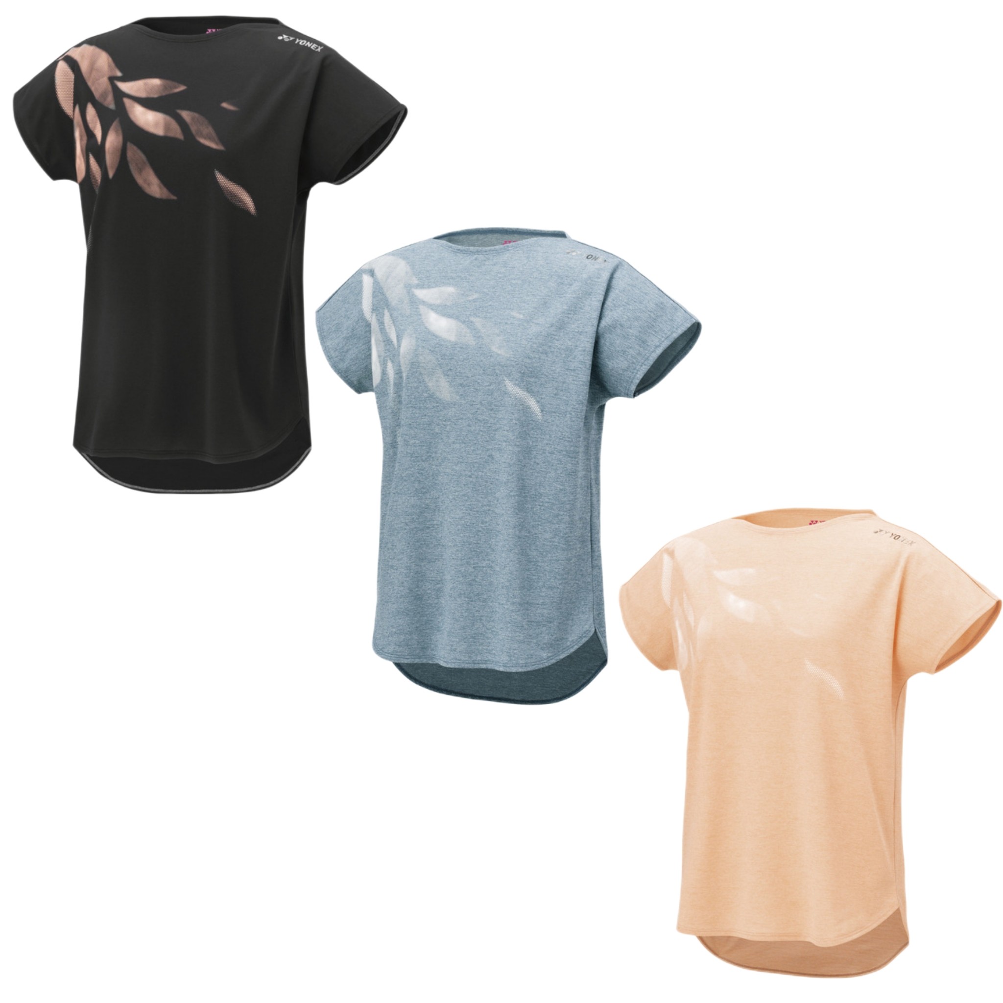 25年春季新款JP版尤尼克斯yonex羽毛球服 速干训练服女款T恤16811