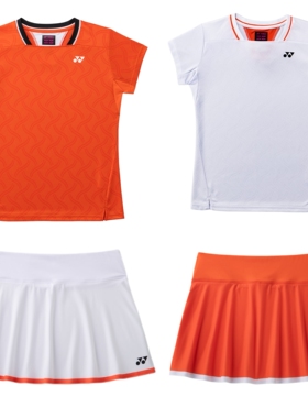 26年JP版YONEX尤尼克斯 女款羽毛球网球服短袖20982 短裙26197 VC