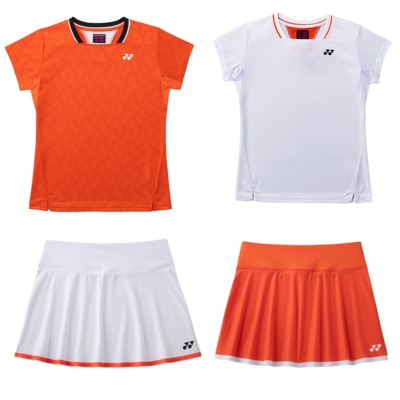 26年JP版YONEX尤尼克斯 女款羽毛球网球服短袖20982 短裙26197 VC