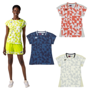 26年JP版YONEX尤尼克斯 女款羽毛球大赛服短袖20940 短裤25113 VC