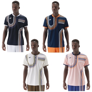 25年JP版YONEX尤尼克斯 男款VCD羽毛球大赛服短袖10639 短裤15205