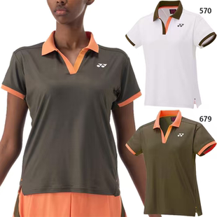 25年JP版YONEX尤尼克斯女款网球羽毛球服短袖20834 裙裤25097日产