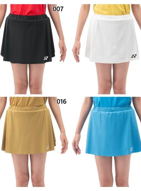 jp版25年尤尼克斯yonex羽毛球服 日本队女款大赛服短裙 26181