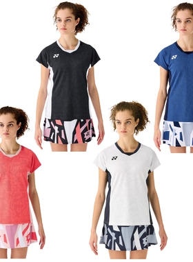 25年春季 JP版尤尼克斯yonex羽毛球服 大赛服女款20848 26154