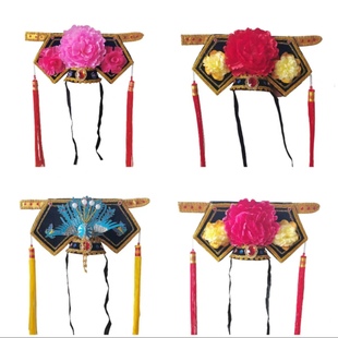 太后旗头 清朝格格帽 古装头饰 小燕子同款旗头 皇后贵妃帽子