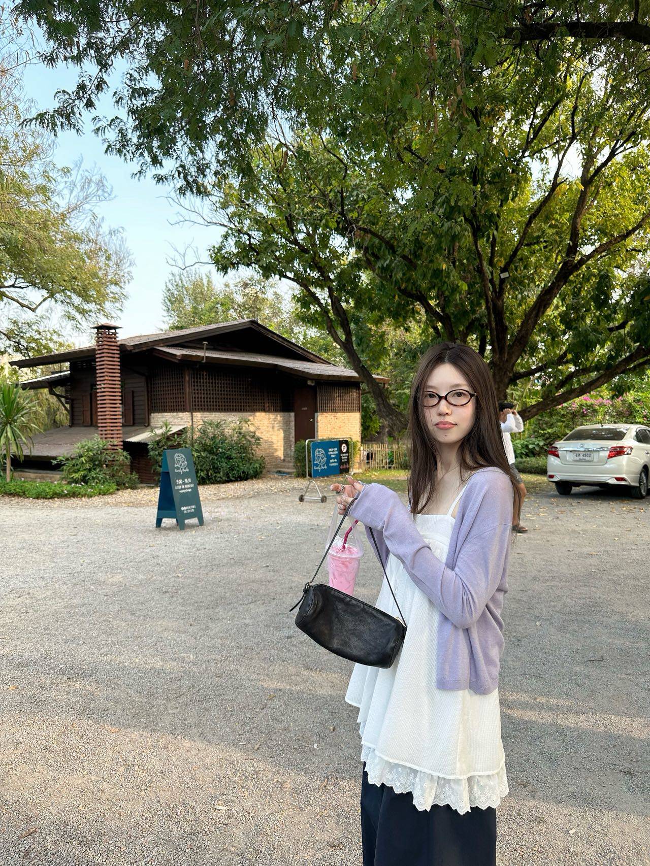 oker章壳儿正品～羊毛针织开衫韩系温柔26春季新款A825