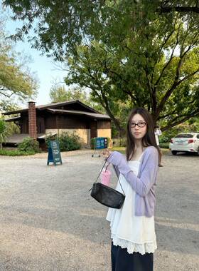 oker章壳儿正品～羊毛针织开衫韩系温柔26春季新款A825