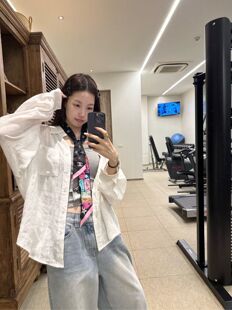 现货！oker章壳儿正品～天丝亚麻衬衫白色长袖衬衣韩系温柔A769