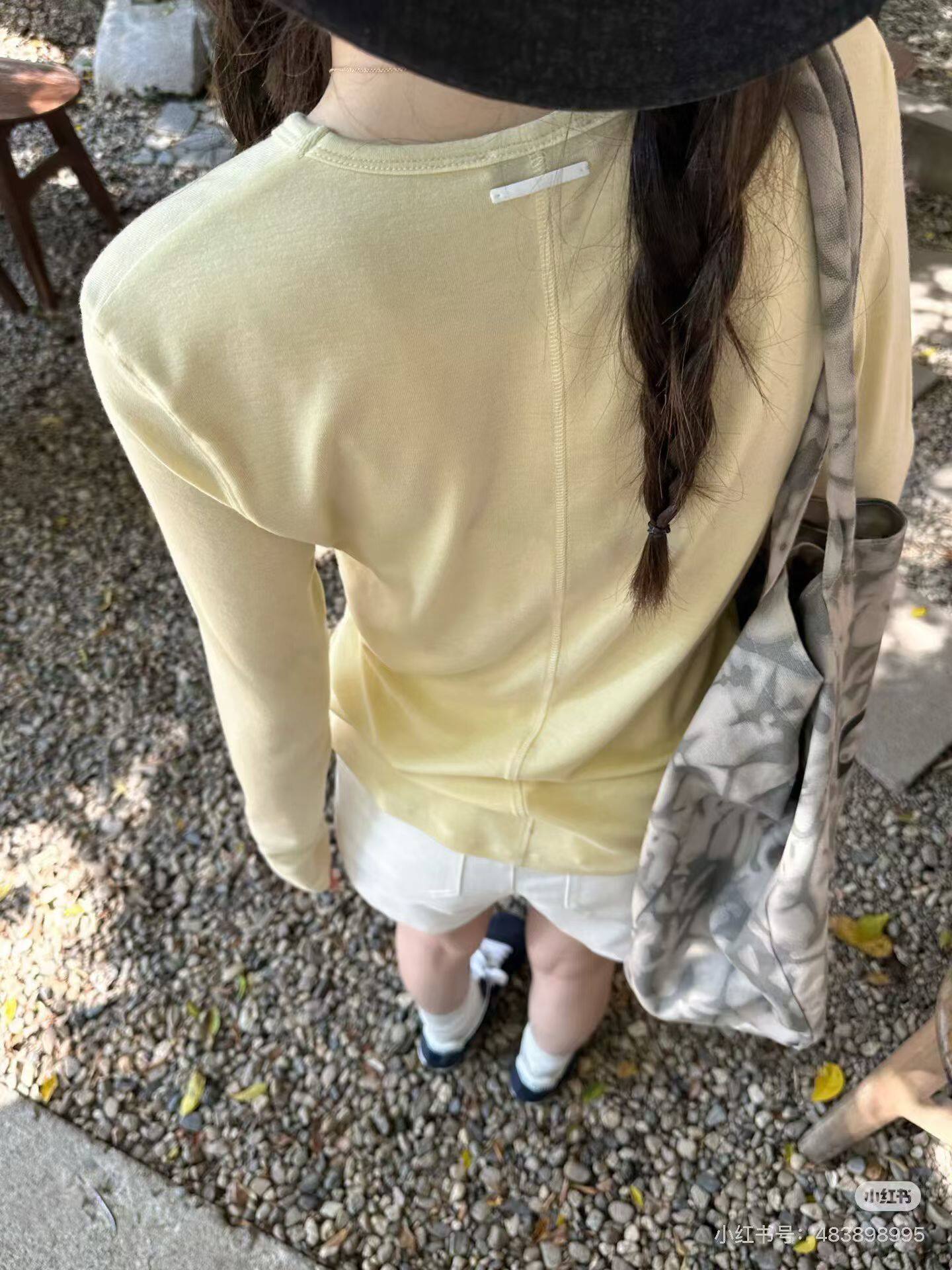 oker章壳儿оригинал ~ круглый вырез тенсел с длинными рукавами корейский стиль универсальная весенняя новинка 26 A763