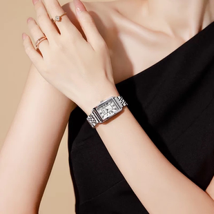 方形高级手表女罗马刻度石英表品牌1252 聚利时新款 官方补贴价