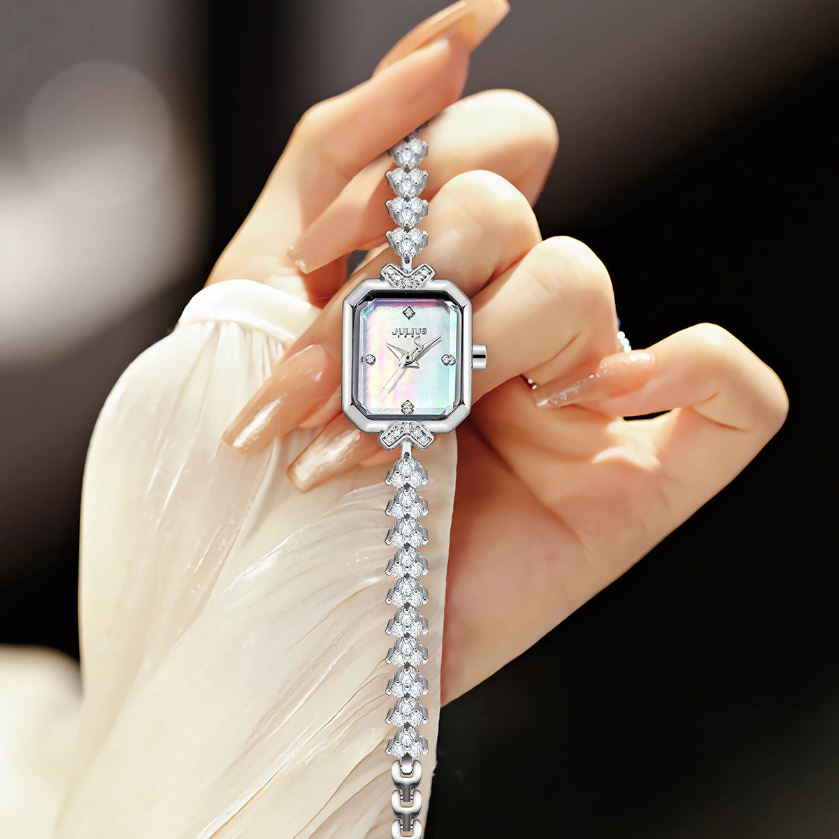 正品聚利时气质高档手表女表新款小众轻奢女士石英表高级礼物1437