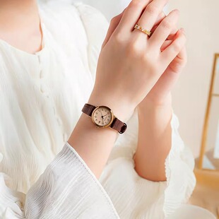 聚利时韩版轻奢腕表日韩气质通勤高级感时尚女表日常百搭优雅1404