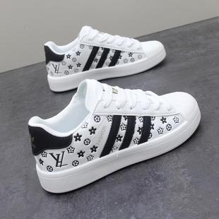 小白鞋 贝壳头港风鞋 2025年新款 潮流百搭学生运动休闲板鞋 女 子男款